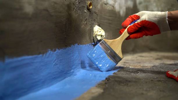 Commercial Basement Waterproofing project at a Pendleton, KY business property by SJ Waterproofing Pros